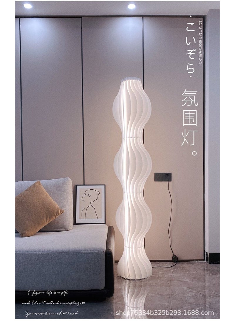 رفيق الرحلة  لمبة أرضية بتصميم تنورة الهولا - 175 سم مع 3 أضواء متغيرة، إضاءة LED عصرية للصالات/غرف النوم - Image 3